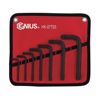 JUEGO LLAVE ESTRIAS "L" 7 PIEZAS GENIUS 5-16mm