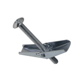 RAMPLUG MARIPOSA METALICO 5/16"X3" CON TORNILLO RAMPLUG