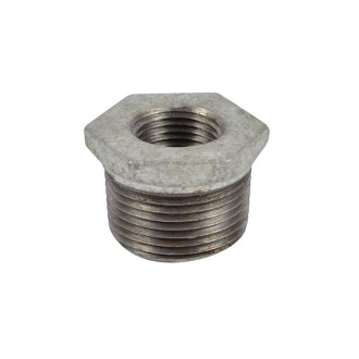 BUSHING GALVANIZADO REDUCTOR 1/2 X 1/4 PULGADAS