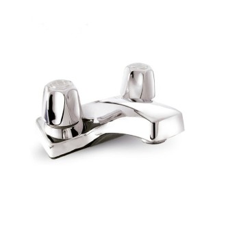 LLAVE PARA LAVAMANO DOBLE CROMADA PLASTICO BELT-G