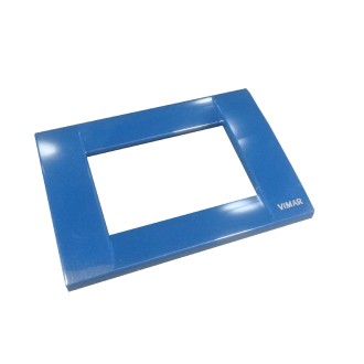 PLACA PLASTICA AZUL ZAFIRO CUADRADA VIMAR