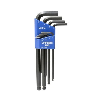 JGO LLAVE ALLEN BOLA 9 PIEZAS 1.5-10mm URREA
