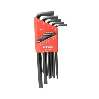 JUEGO LLAVE ALLEN HEXAGONALES 13 PIEZAS URREA