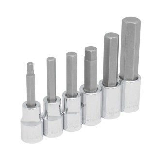 JUEGO DADO PUNTA HEXAGONAL 1/2" 6 PIEZAS URREA