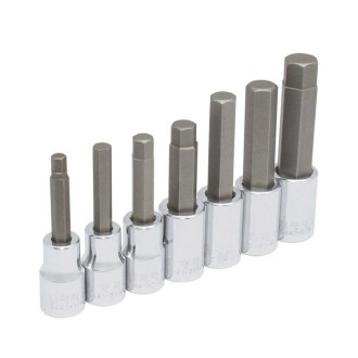 JUEGO DADO 1/2" HEXAGONAL 7 PIEZAS URREA