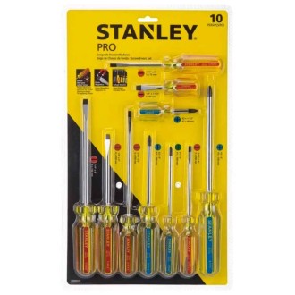 JGO. DEST. PRO. MIXTO DE 10PZAS STANLEY