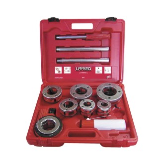 JUEGO 9 PIEZAS TARRAJA PARA ROSCAR 1/2 A 2" URREA