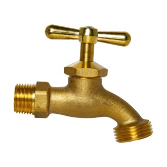 LLAVE PICO P/MANGUERA 1/2 BRONCE AQUA-Q