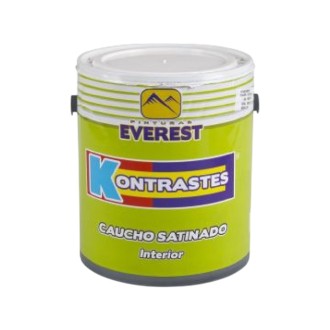 PINTURA SATINADO VERDE MANZANA KONTRASTE GALON EVEREST