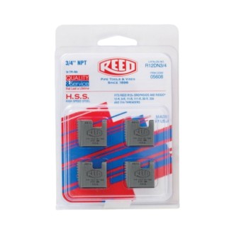 JUEGO DE PEINES TARRAJA 3/4" NPT R12 REED