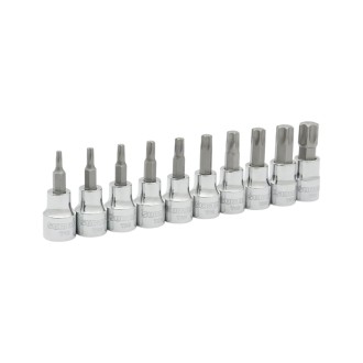 JUEGO DADO PUNTA TORX  C-3/8 10PZA SURTEK F5100T