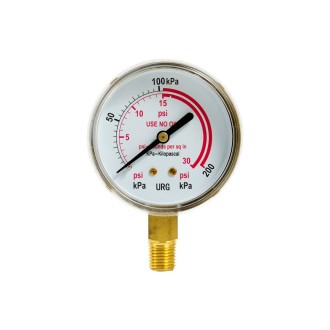 MANOMETRO 2.1 / 2" 0-30 PSI WELDTECH