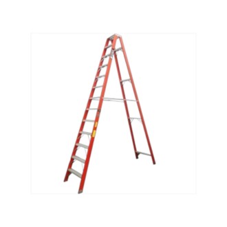 ESCALERA TIJERA FIBRA DE VIDRIO 10 TRAMO ALADINO F010