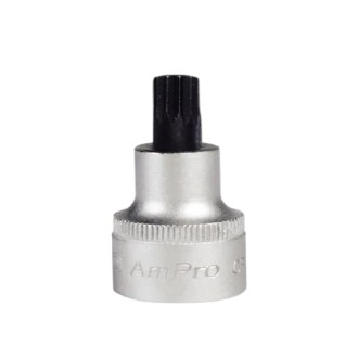 DADO PUNTA ESTRIADA C-1/2 X M12 CORTO AMPRO T33084