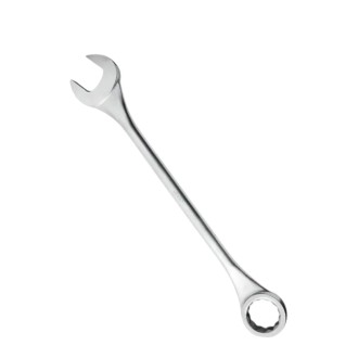 Llave combinada jumbo satinada métrica, 12 puntas, 55 mm