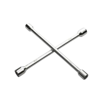 LLAVE DE CRUZ  CROMADA 20" BRUFER