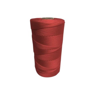 CORDEL NYLON HAMACA N.12 ROJO 1000MTS 1000 AGRO 2-1326
