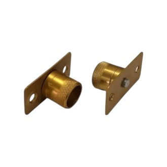SOPORTE DORADO 3/4 PULG PARA CORTINERO DECO FULL