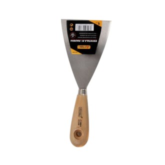 ESPATULA 4" MANGO MADERA UYUSTOOLS