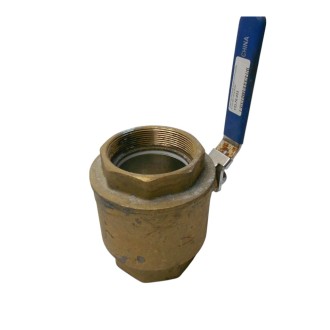 VALVULA BOLA 4 150 LBS ROSCA BRONCE CHEM OIL