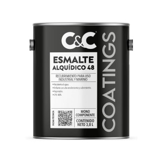 ESMALTE ALQUIDICO 48 VERDE OSCU C&C