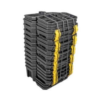 CAJA HERRAM. PLAST 19X10" NEG/AMA SURTEK CPS19T1