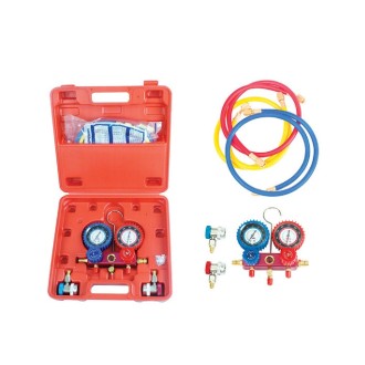 MANIFOLD PARA FREON 134A CON ADAPTADORES WT