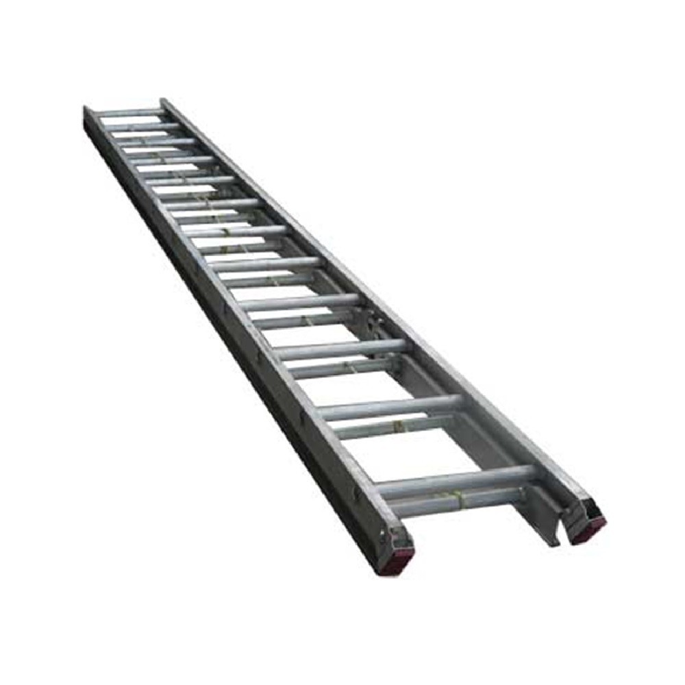 Escalera extensible profesional hecha en aluminio con barra