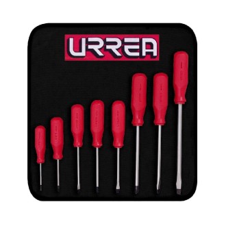 JUEGO DE DESTORNILLADORES MIXTO COMBO 8 PIEZAS URREA