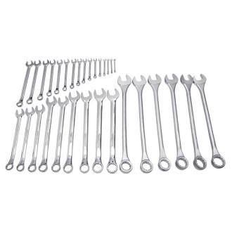 JUEGO DE 31 LLAVES COMBINADAS DE 5/16" a 2 1/2" URREA