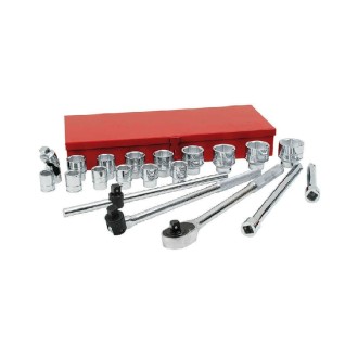 JUEGO DADOS CUADRANTE 3/4" HEX 20 PZ 15/16 A 2  URREA