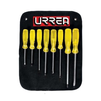 JUEGO DE DESTORNILLADOR MIXTO 8 PIEZAS URREA