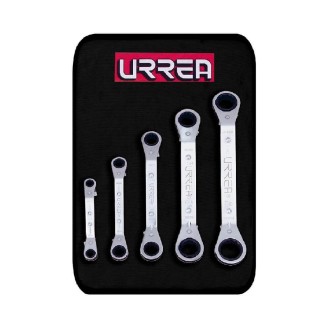 JUEGO DE LLAVES RATCHET EN PULGADAS 5 PIEZAS URREA
