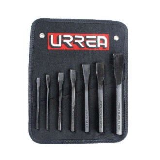 JUEGO CINCELES CORTAFRIO 7 PIEZAS URREA