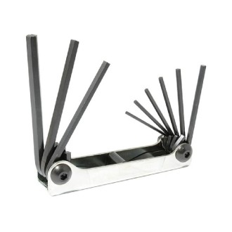 JUEGO DE LLAVE HEXAGONALES 9 PIEZAS. 5/64"A1/4" URREA
