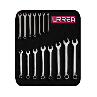 JUEGO DE LLAVES COMBINADAS 7" M 21mm 15 PIEZAS URREA