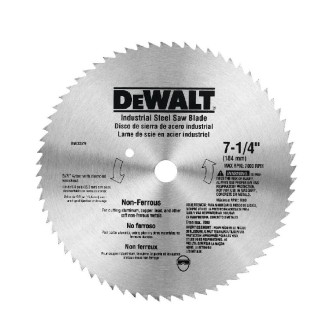 DISCO SIERRA PARA ALUMINIO 7.1/4x5/8x48D DEWALT