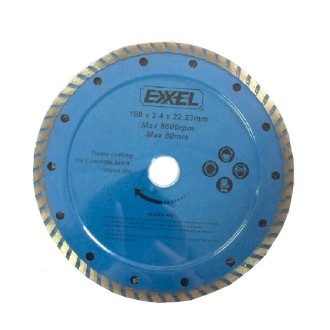DISCO CORTE CONCRETO 7" TURBO EXXEL
