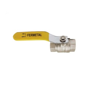 LLAVE DE BOLA CROMADA 1 PULGADA  FERMETAL