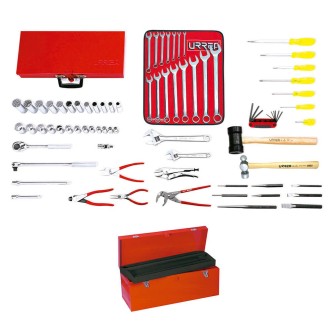 JUEGO DE 72 PIEZAS 1/2" CON CAJA METALICA D7 URREA