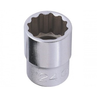 DADO CUADRANTE 1/2 PULG X 22mm 12PTS GENIUS