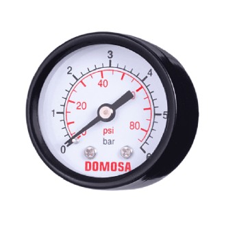MANOMETRO 0-80 PSI DOMOSA
