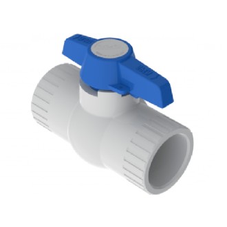 LLAVE BOLA 3/4 PULG PVC A/FRIAS SOLDAR MANIJA CORTA PCP
