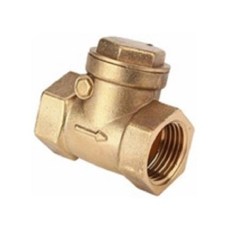 VALVULA CHECK DE VELETA 1/2" BRONCE AQUAFINA