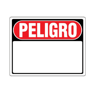 AVISO PELIGRO SEVEN PR-13 SSCPR000013