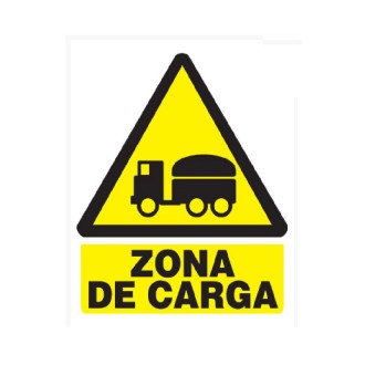 AVISO ZONA DE CARGA SEVEN