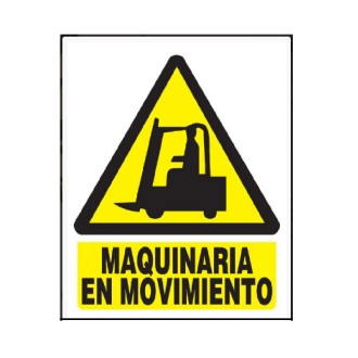 AVISO MAQUINARIA EN MOVIMIENTO SEVEN