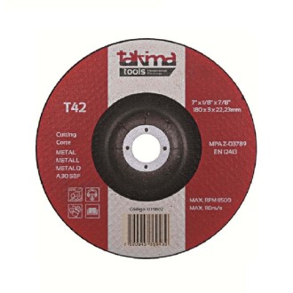 DISCO CORTE 4.1/2" X 1/8" X 7/8" TAKIMA CAMEL T42