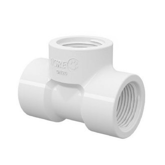 TEE REDUCIDA PVC ROSCADA 1.1/2"-3/4" TIGRE
