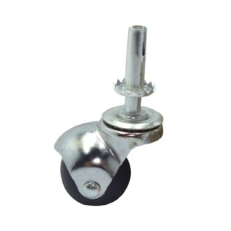 RUEDA GOMA DE BOLA 2" CON ESPIGA VINKO
